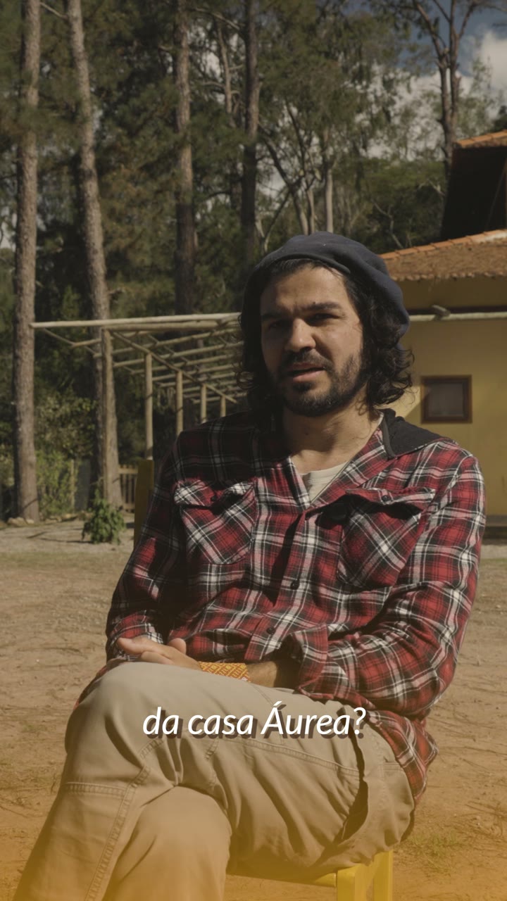 Participante do depoimento 7, em um frame da gravação original